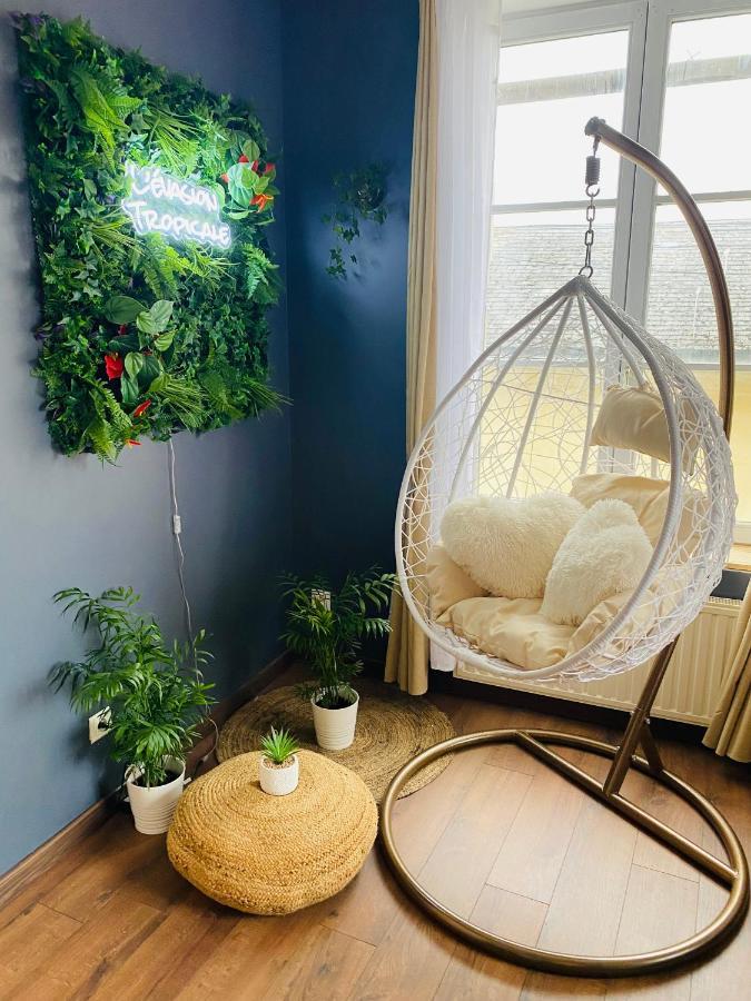 Evasion Tropicale - Studio Avec Spa, Cosy Et Renove Au Coeur De Soissons - 2 Pers מראה חיצוני תמונה